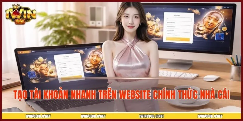 Tạo tài khoản nhanh chóng trên website chính thức nhà cái