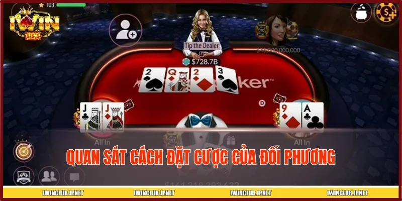 Bạn nên nhìn cách đối thủ phân bổ tiền cược qua các vòng