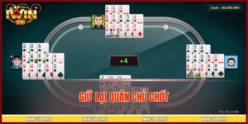 Mẹo chơi bài Tấn hiệu quả nhất là giữ quân chủ chốt