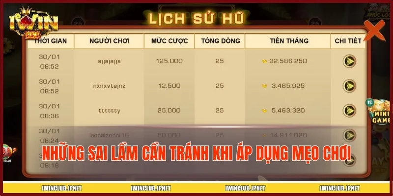 Những sai lầm cần tránh để không bị mất tiền khi chơi